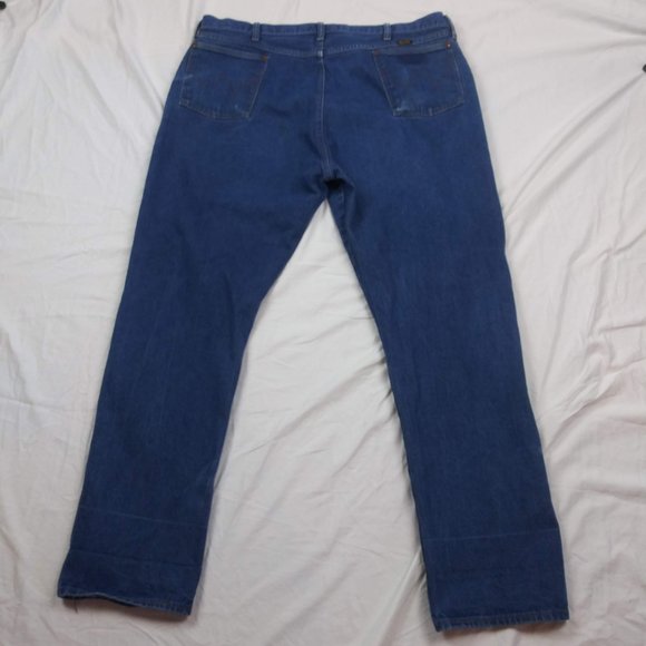 Vintage 80s Mens Wrangler Jeans 44x34 (meas 43x33) - Picture 7 of 8